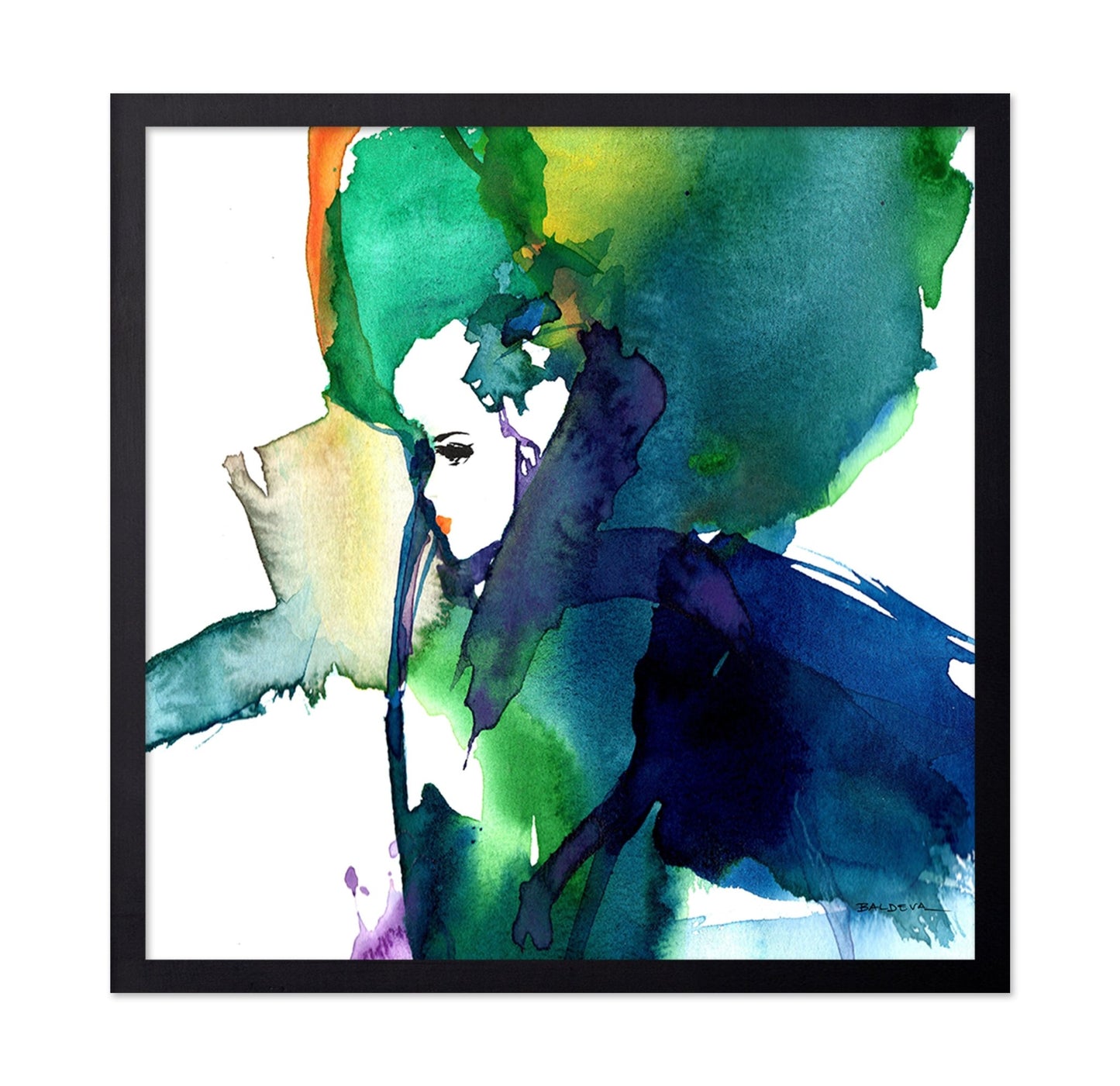 Colorful Abstract Portrait No1