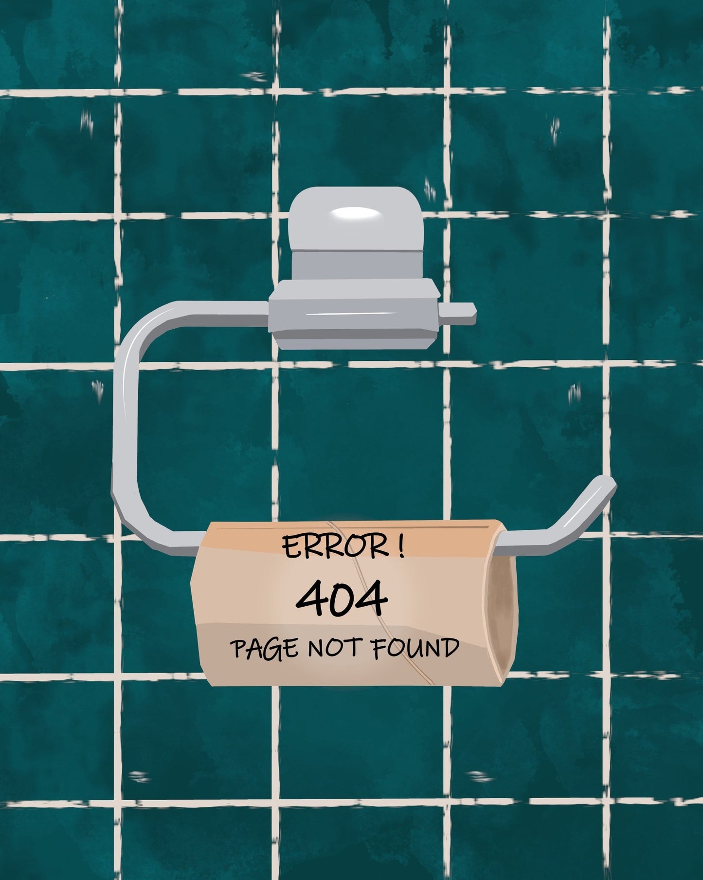 Funny Toilet Paper Error