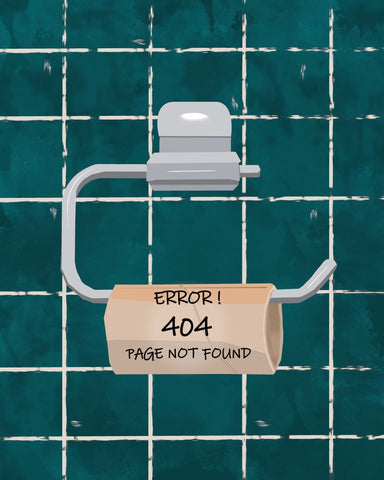 Funny Toilet Paper Error