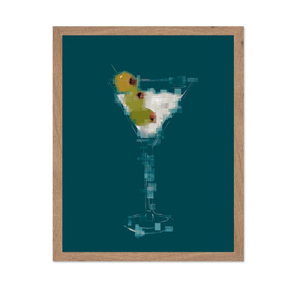 Martini Glass Olives