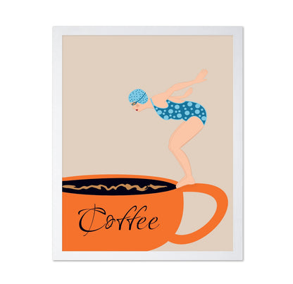 Coffee Dive Illustration
