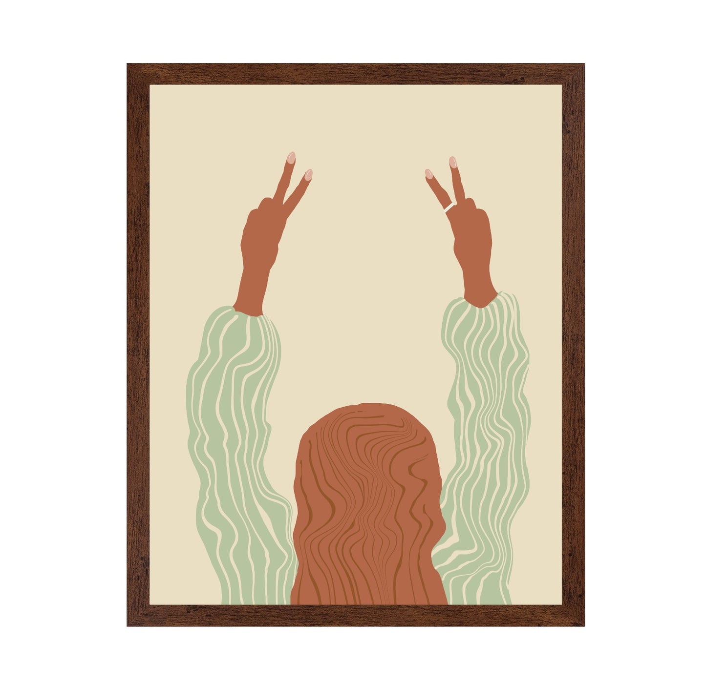 Peace Hands Illustration