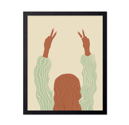 Peace Hands Illustration