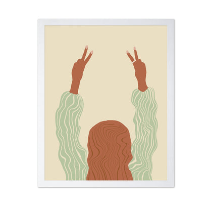 Peace Hands Illustration