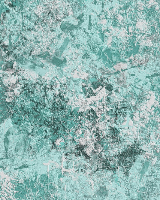 Textured Teal Abstract