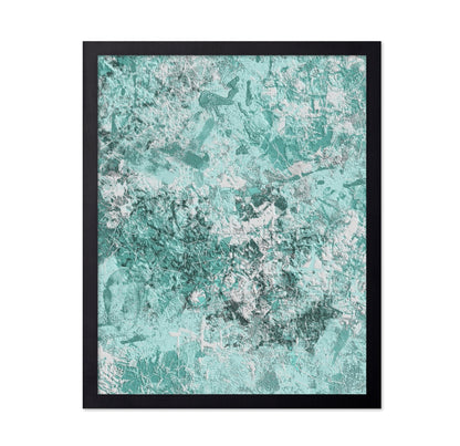 Textured Teal Abstract