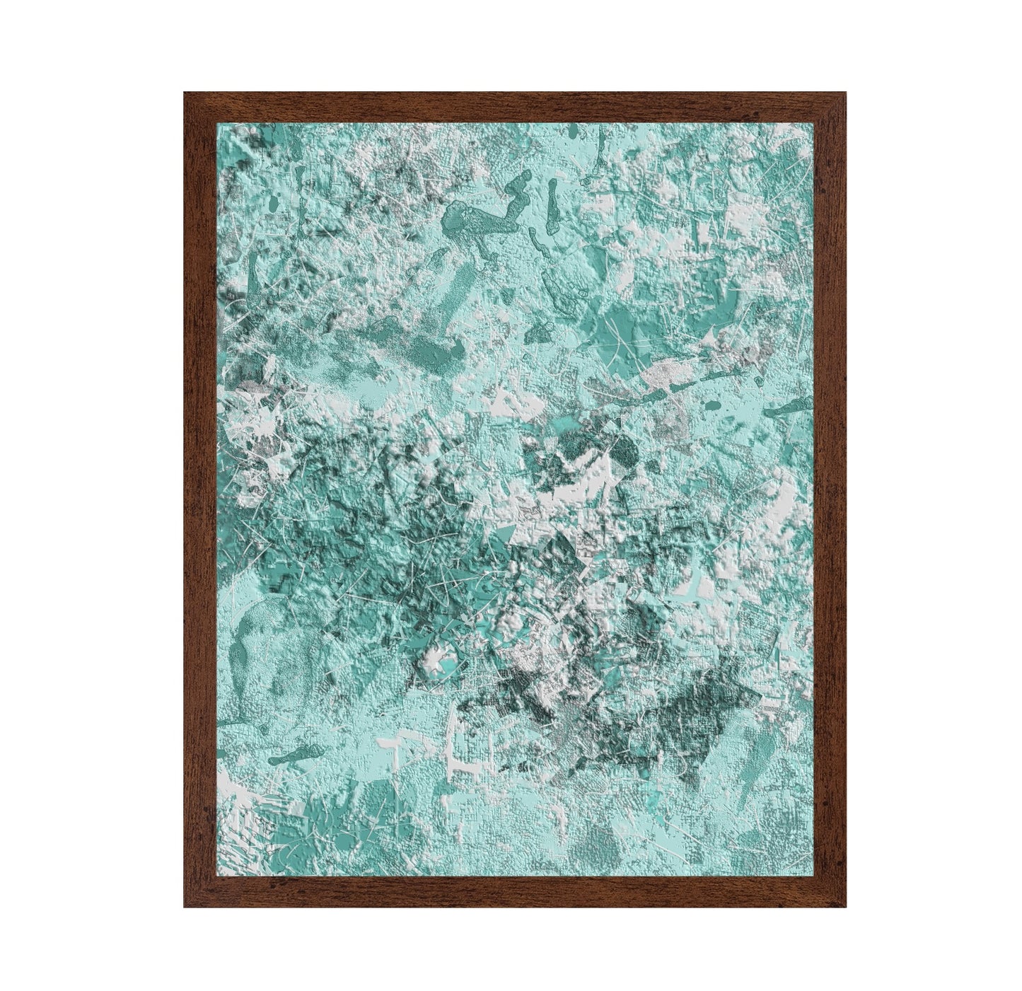 Textured Teal Abstract