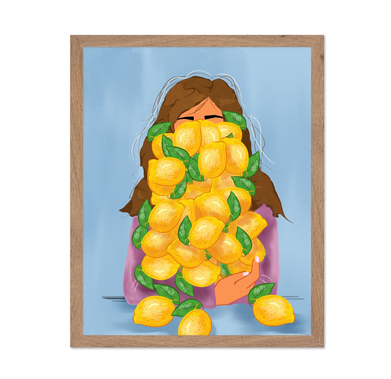 Lemon Face Portrait