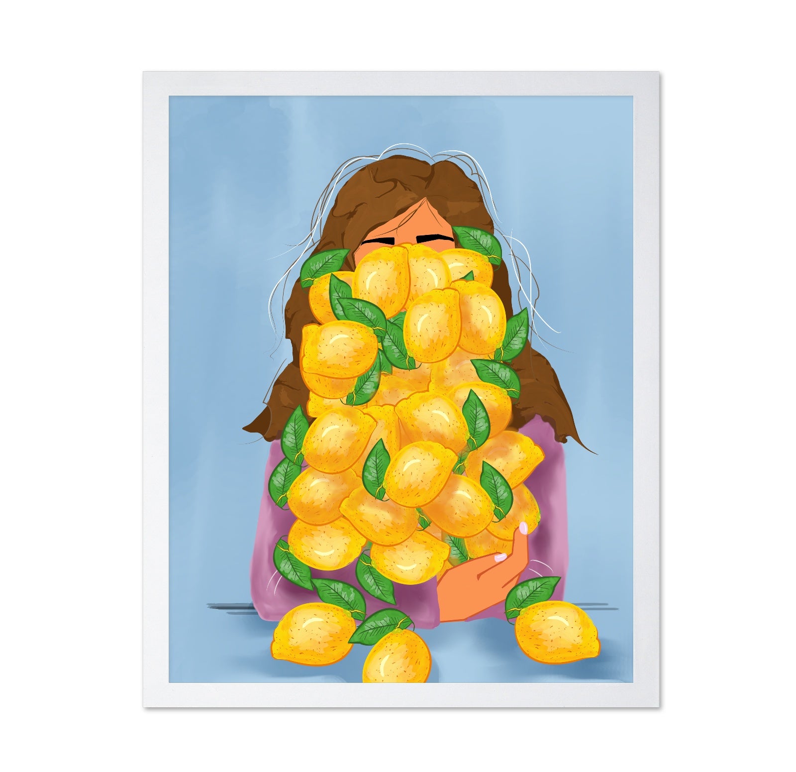 Lemon Face Portrait