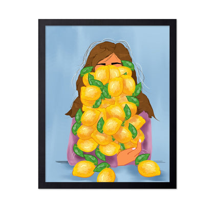 Lemon Face Portrait