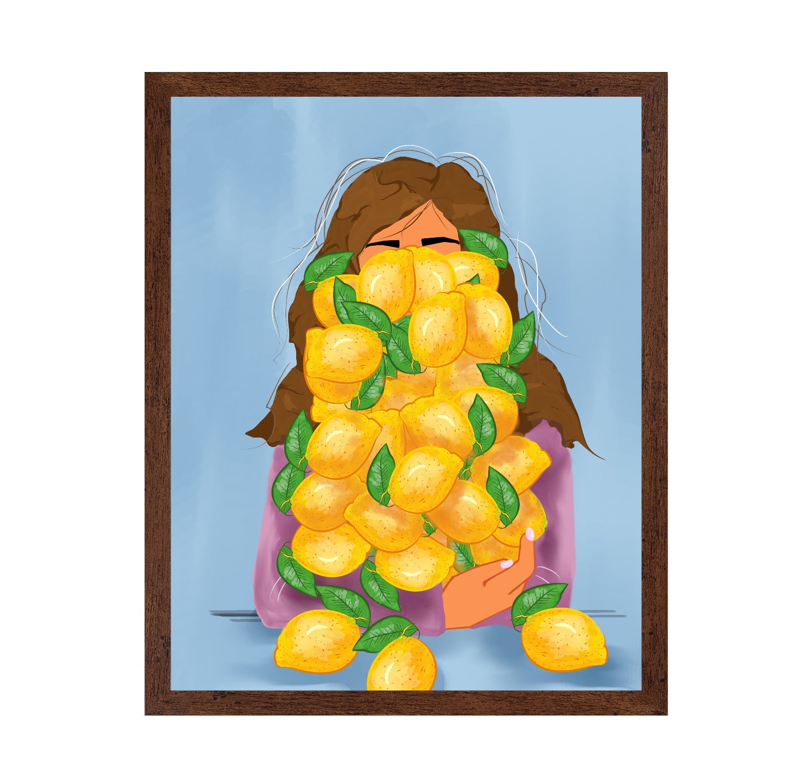 Lemon Face Portrait