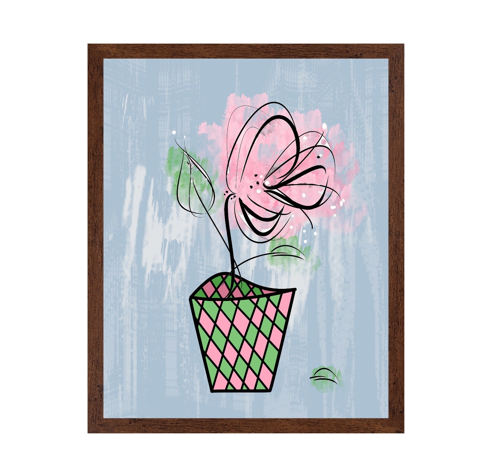 Modern Bloom Sketch