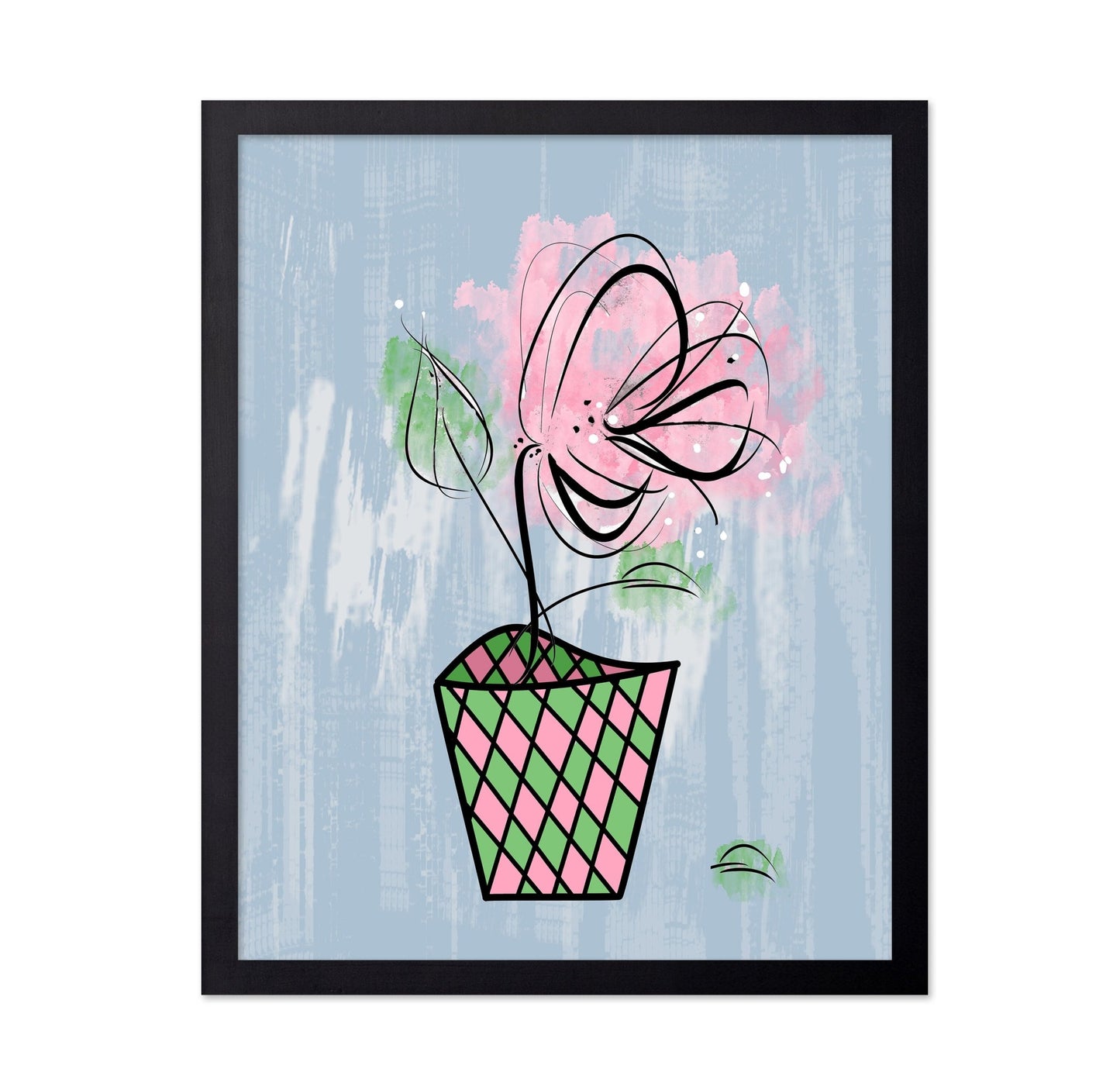 Modern Bloom Sketch