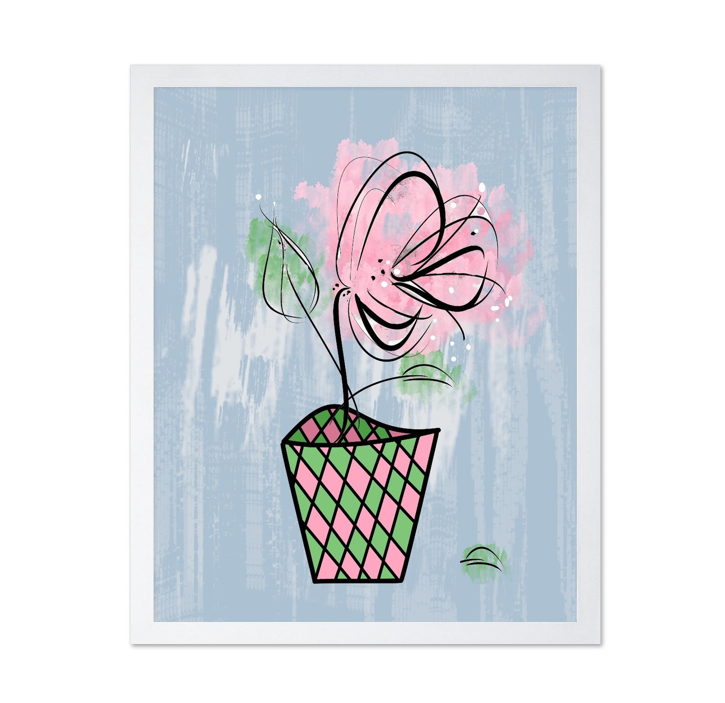 Modern Bloom Sketch