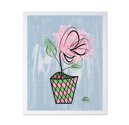 Modern Bloom Sketch