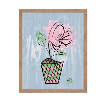 Modern Bloom Sketch