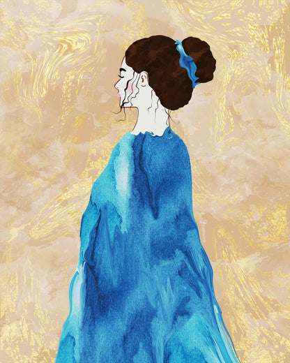 Blue Dress Elegance