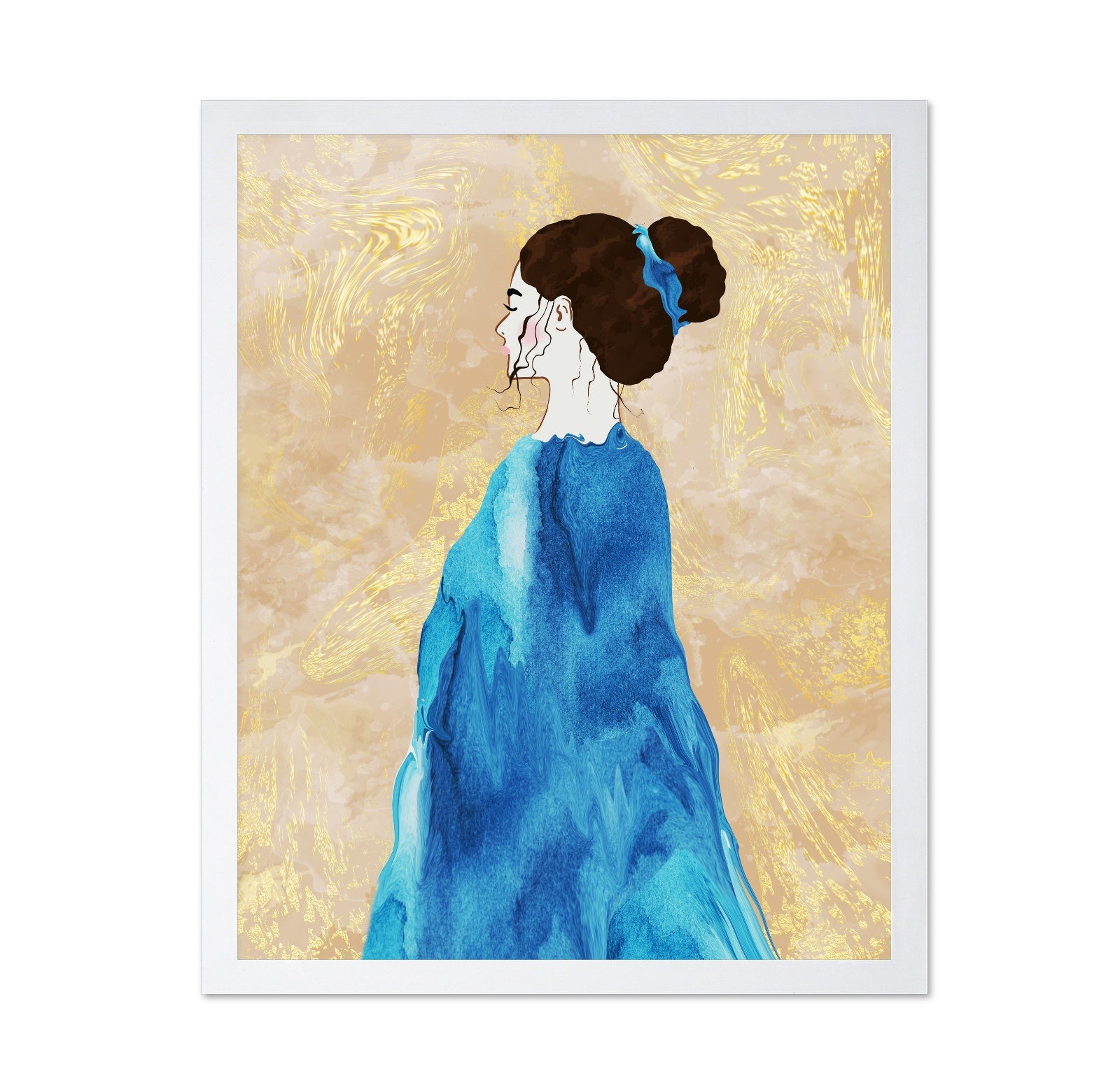 Blue Dress Elegance
