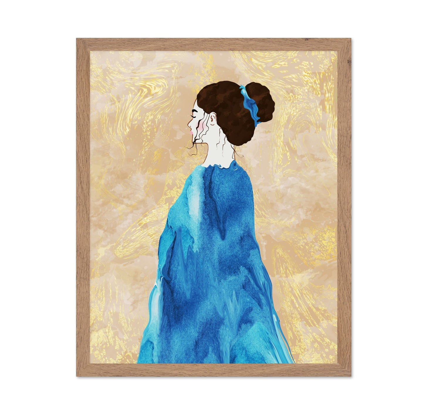 Blue Dress Elegance
