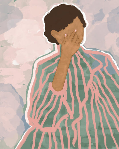 Soft Striped Portrait
