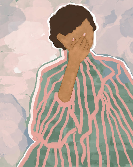 Soft Striped Portrait