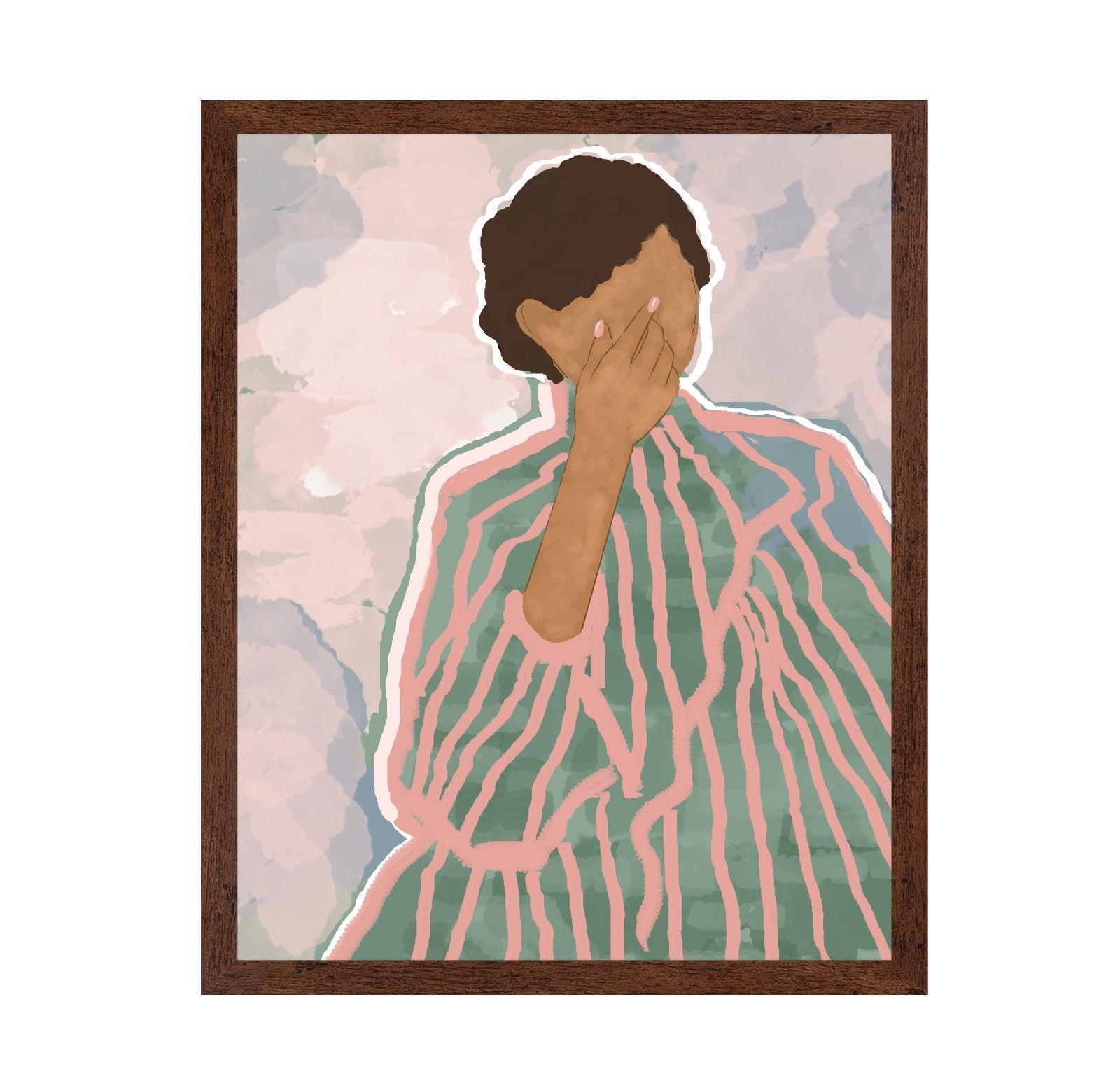 Soft Striped Portrait