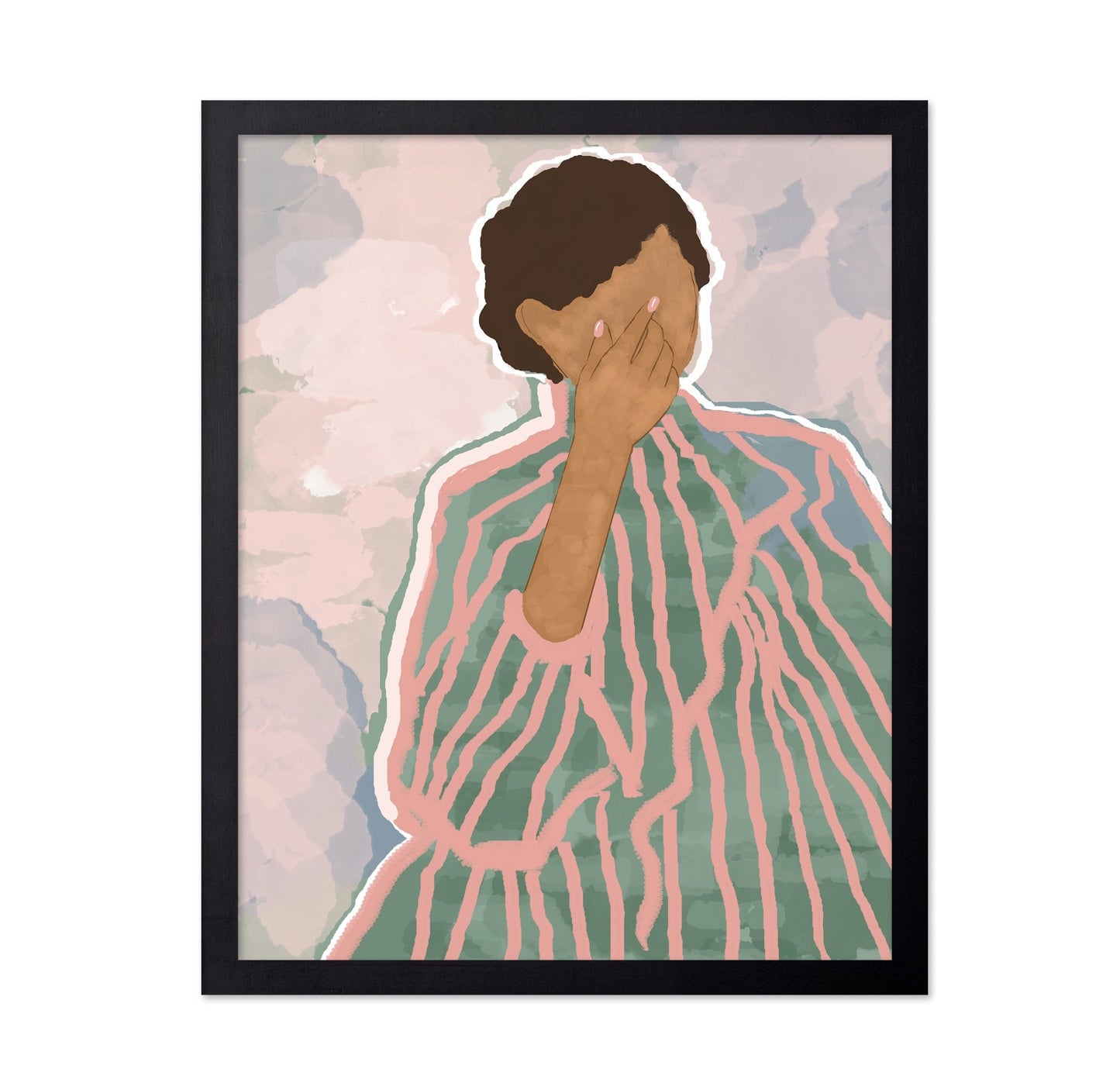 Soft Striped Portrait