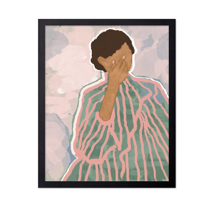 Soft Striped Portrait