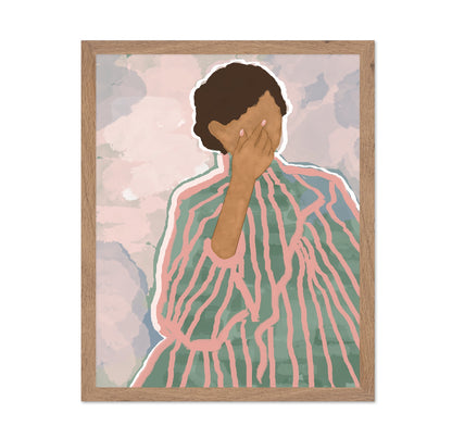 Soft Striped Portrait
