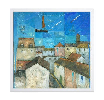 Coastal Village Collage