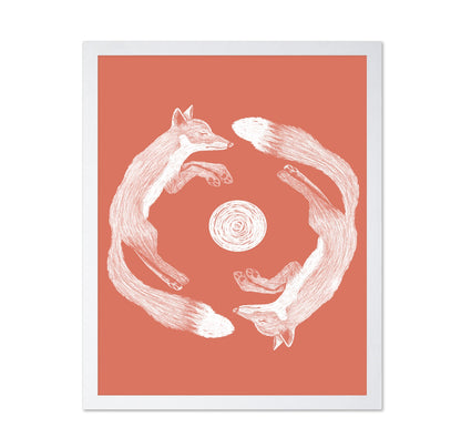 Fox Yin Yang Circle