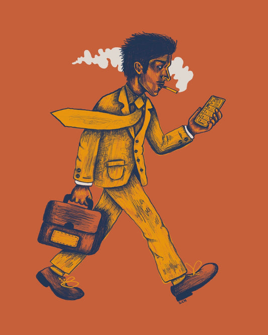 Busy Man On The Go
