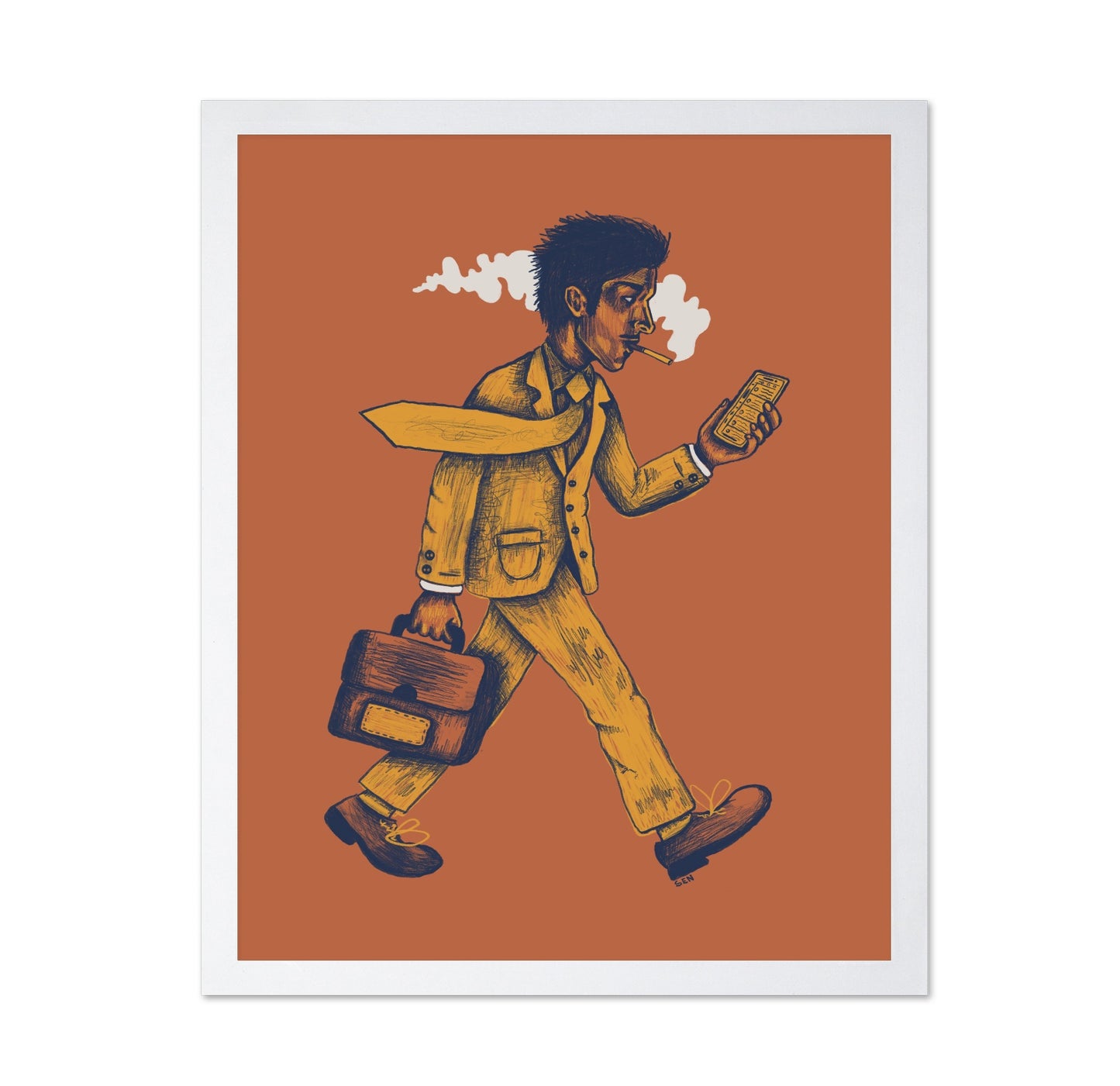 Busy Man On The Go