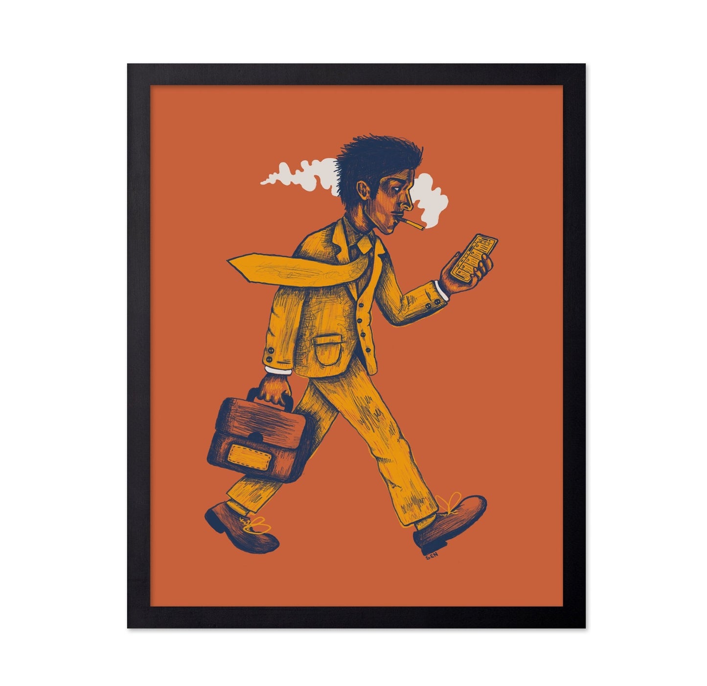 Busy Man On The Go