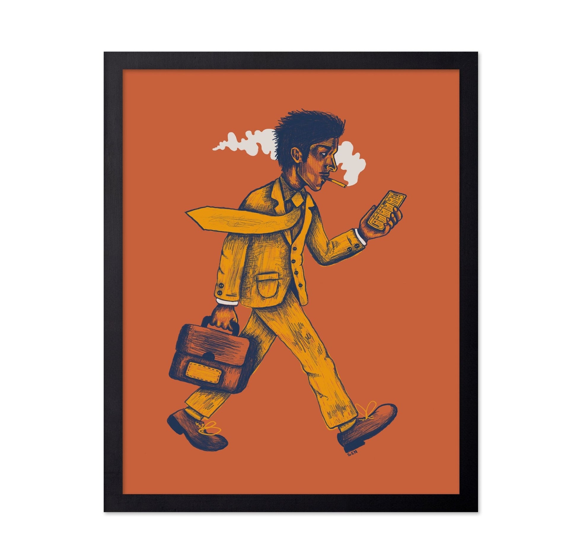 Busy Man On The Go