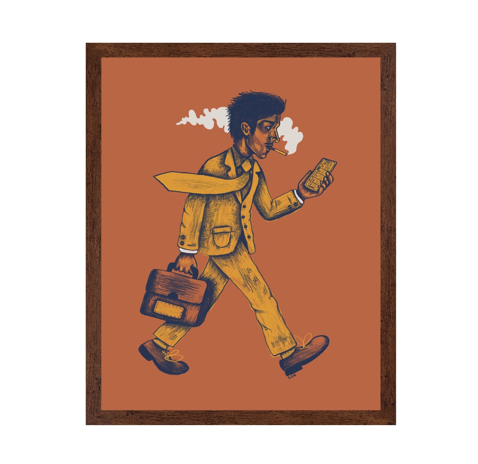 Busy Man On The Go