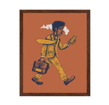 Busy Man On The Go