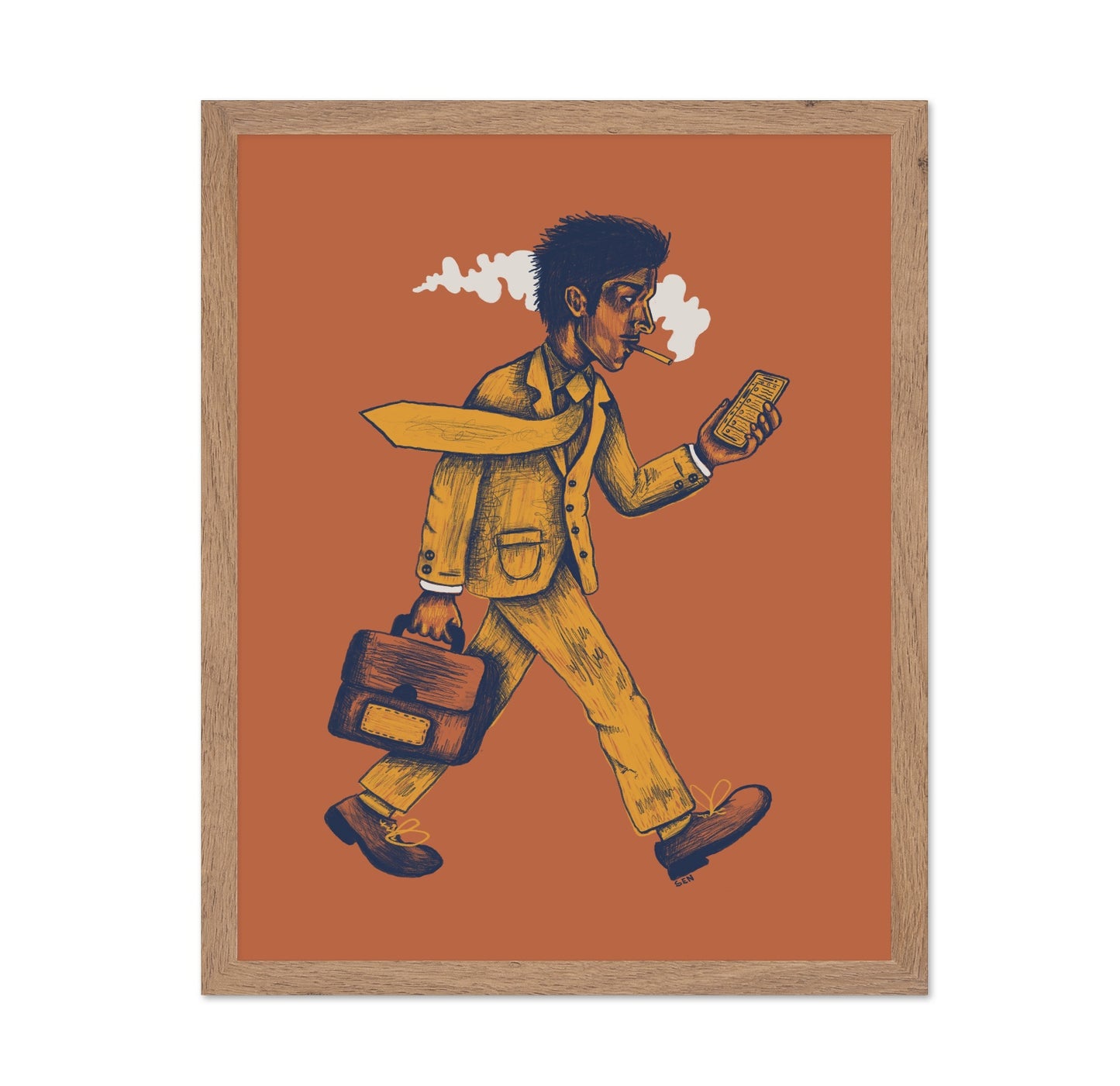 Busy Man On The Go