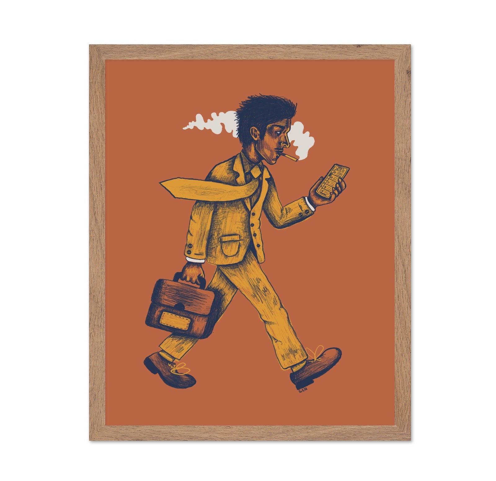 Busy Man On The Go