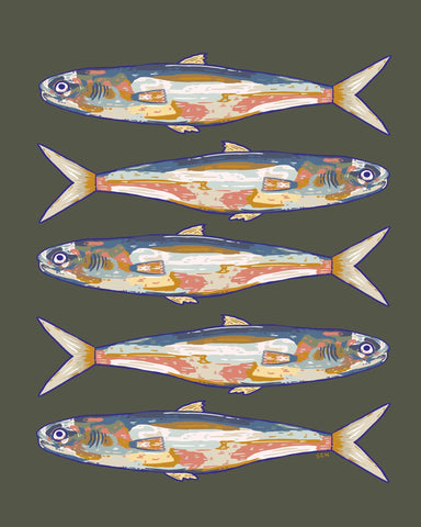 Coastal Fish Pattern