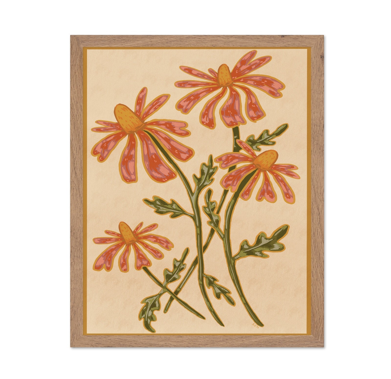 Orange Wildflowers