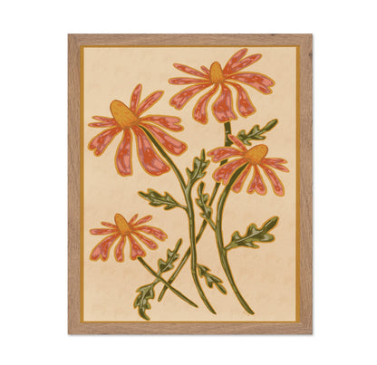 Orange Wildflowers