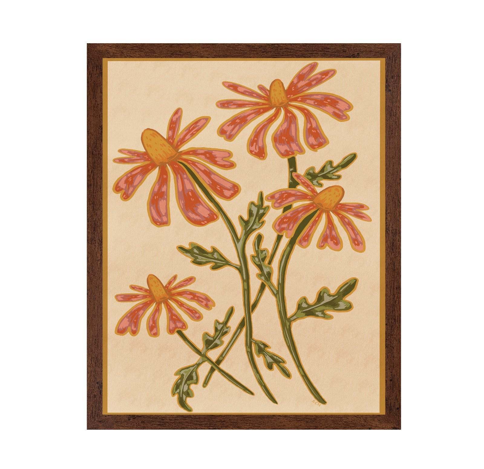 Orange Wildflowers