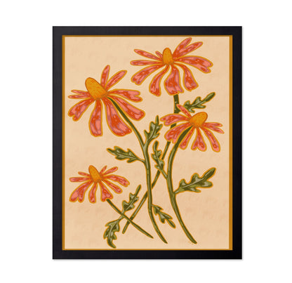Orange Wildflowers