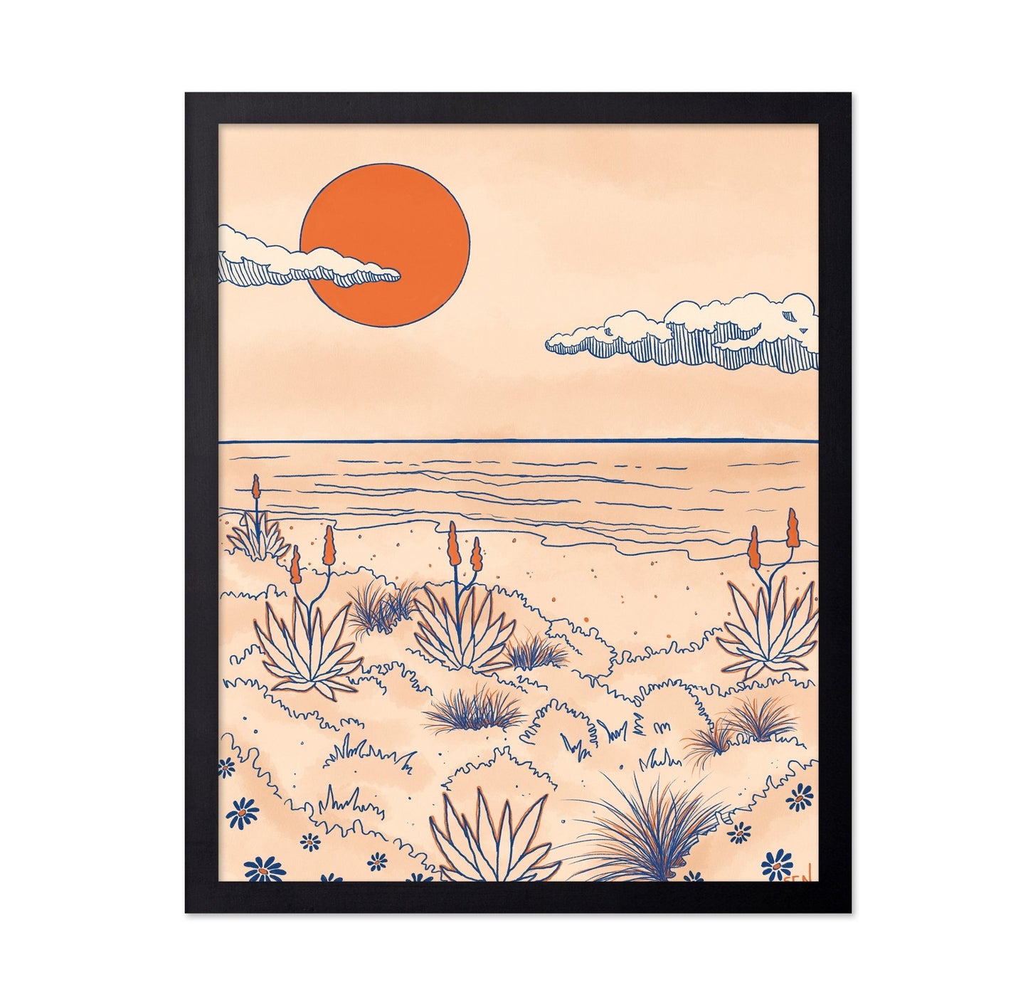 Desert Sunset Coast