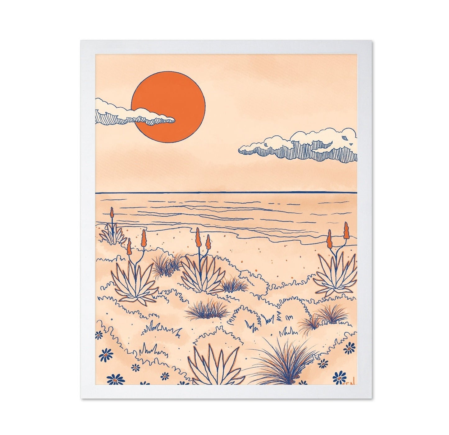 Desert Sunset Coast