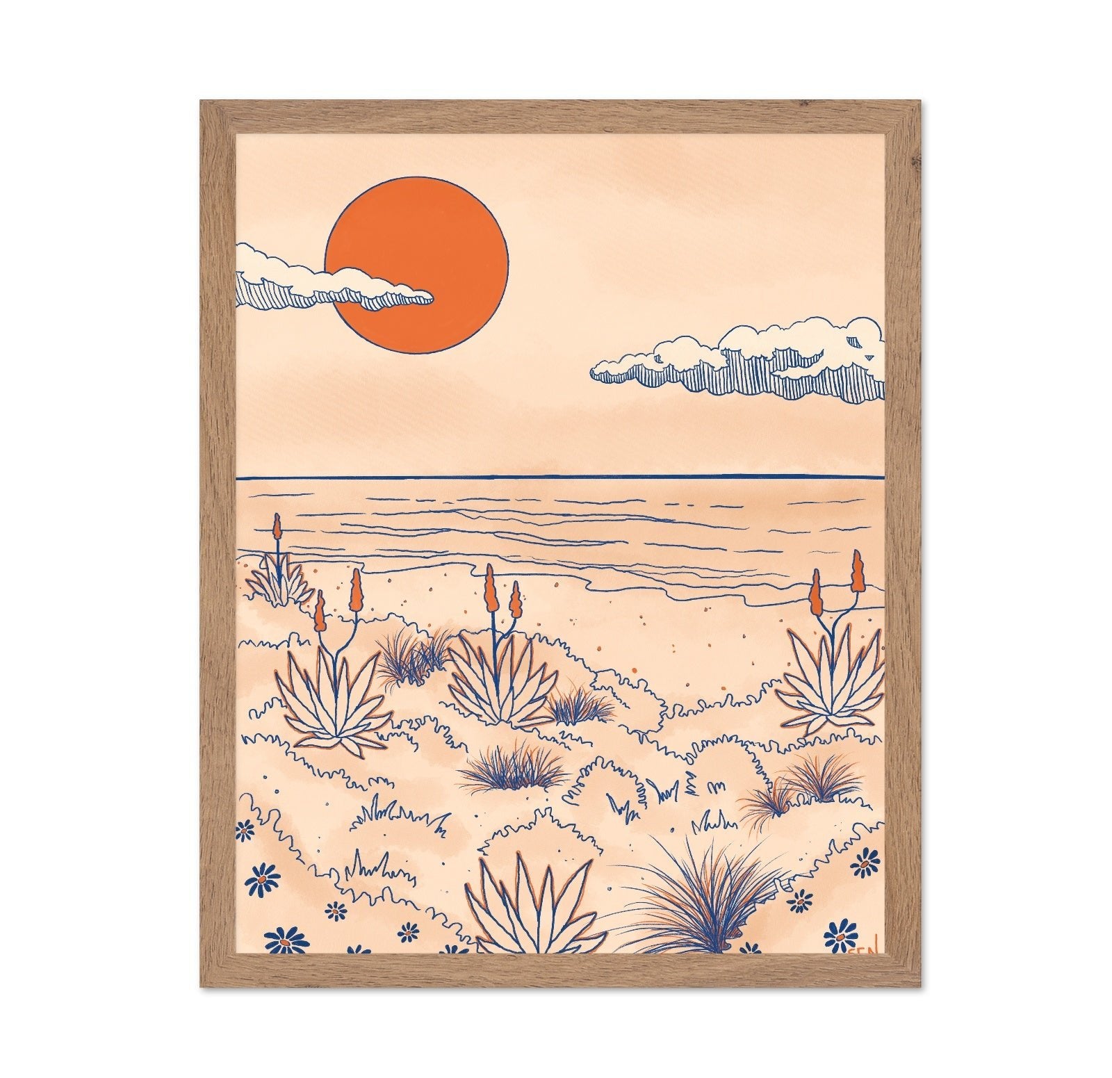 Desert Sunset Coast