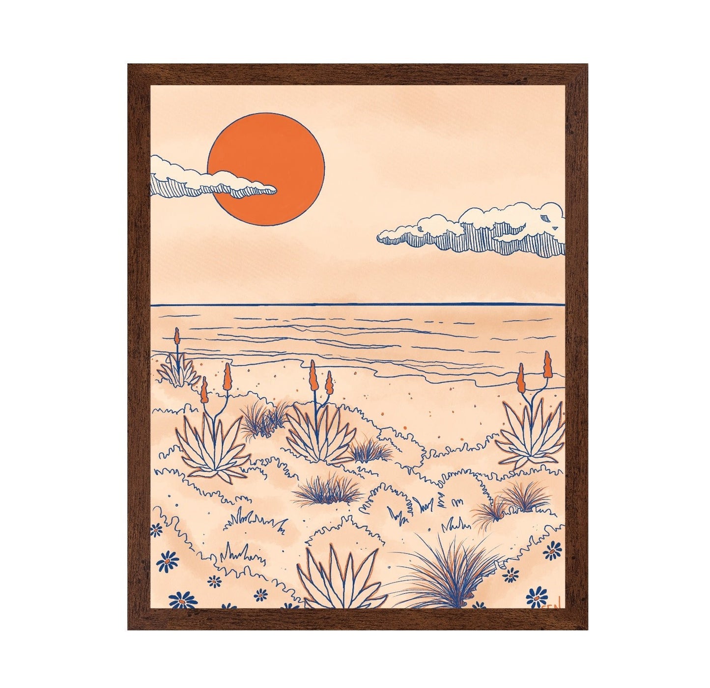 Desert Sunset Coast