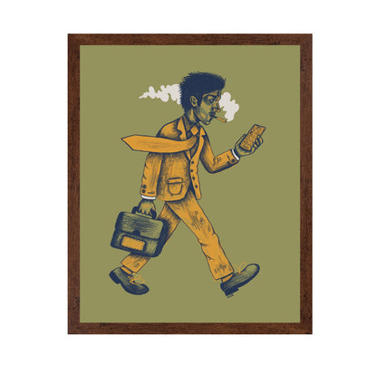 Busy Man on Phone