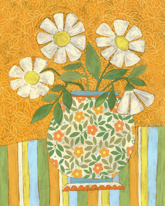 Daisy Floral Vase